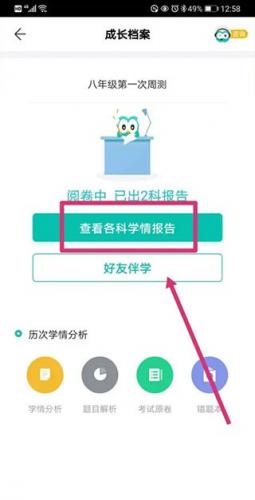 智学网查询成绩