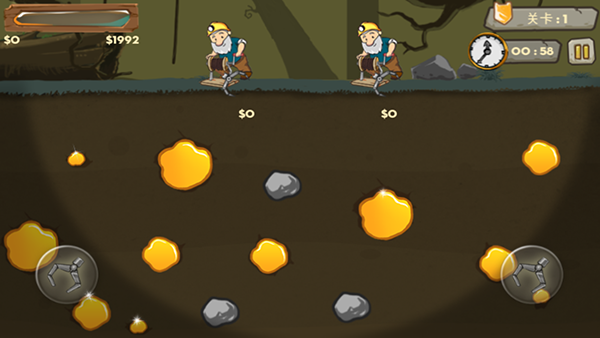黄金矿工双人无敌版截图2