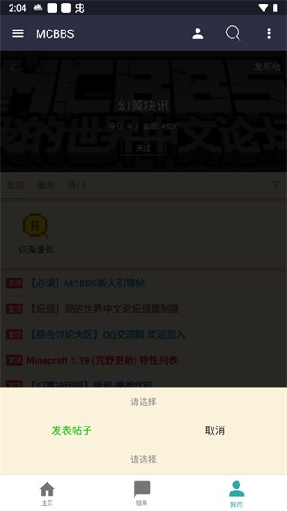 Mcbbs中文论坛截图2