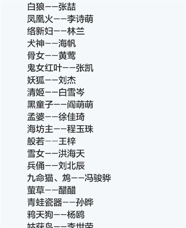 决战平安京角色配音演员揭晓