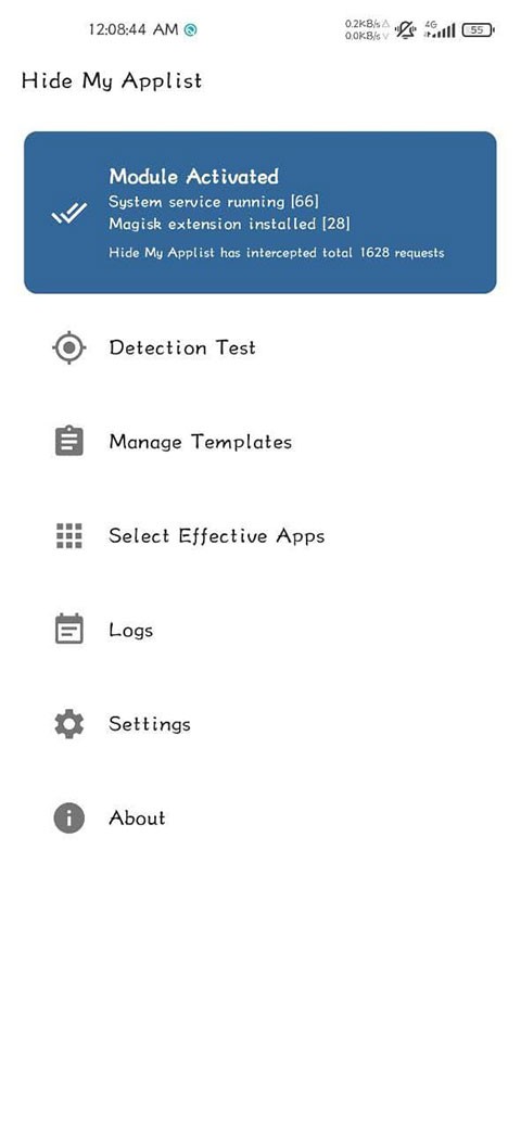 隐藏应用列表截图2