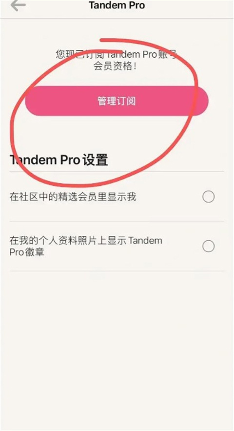 Tandem交友软件