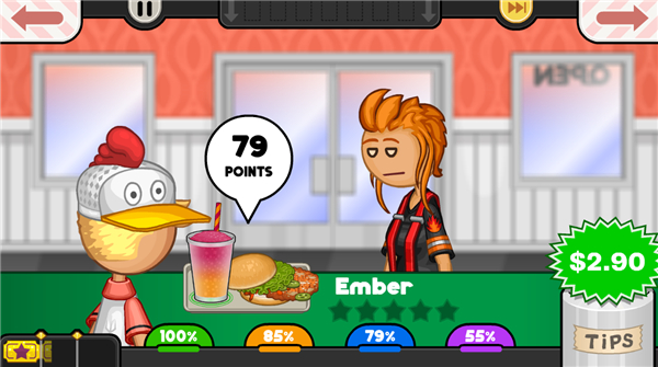 老爹炸鸡汉堡店