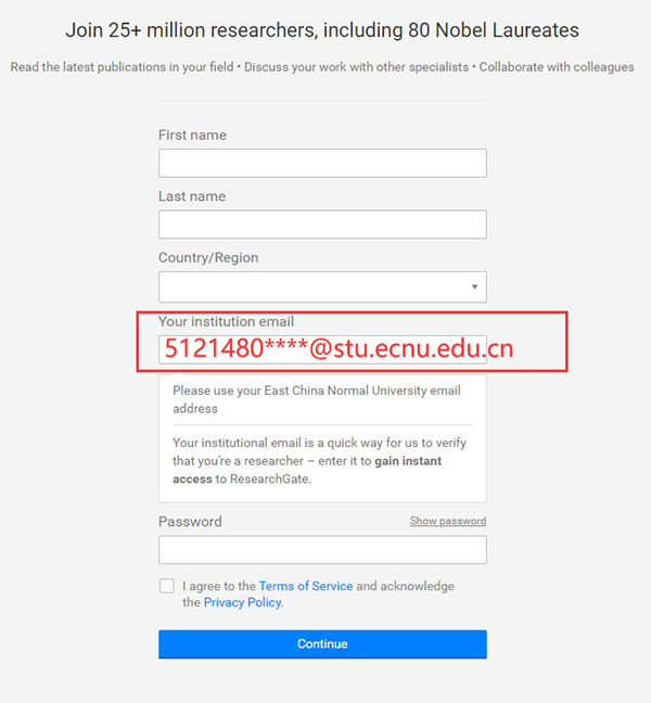 Researchgate手机端