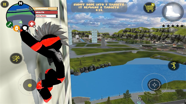 火柴人绳索英雄无广告版截图1