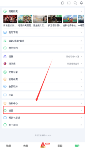 爱奇艺极速版大字版设置教程