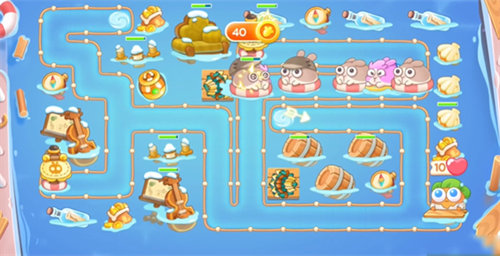 保卫萝卜4暖暖汤泉13关攻略