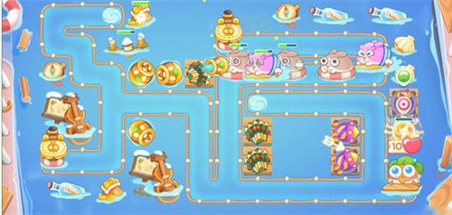 保卫萝卜4暖暖汤泉13关攻略