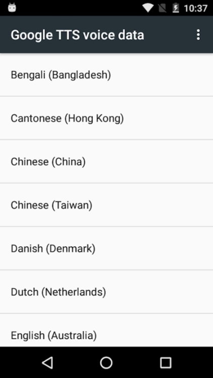 Google文字转语音引擎