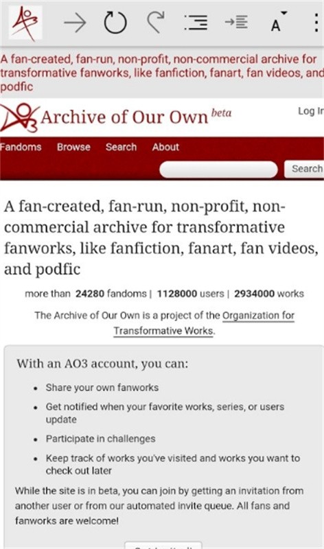 Ao3中文版截图2