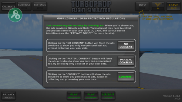 Turboprop Flight Simulator