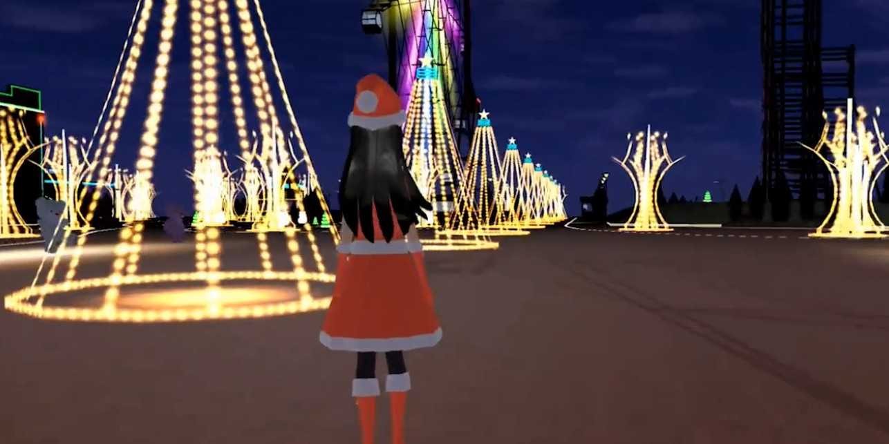 樱花校园模拟器圣诞节版截图3