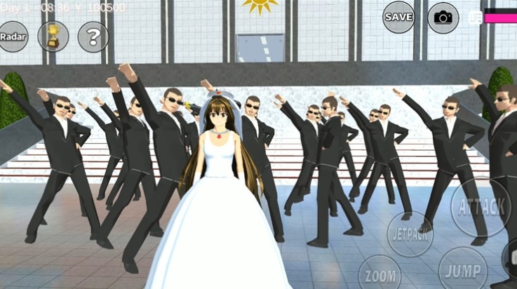 樱花校园模拟器圣诞节版截图4