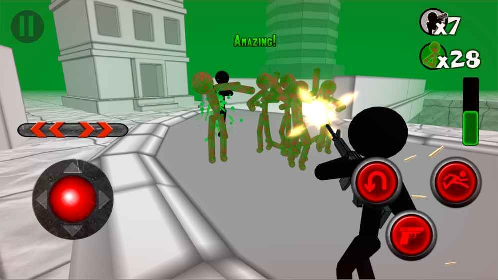 火柴人大战僵尸3D截图1