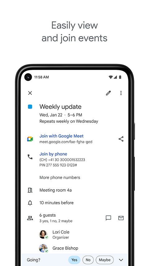 Google日历中文版截图1