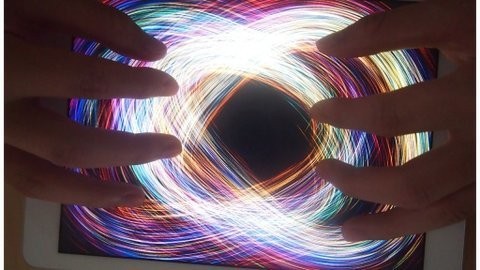 摸摸鱼炫彩粒子截图3