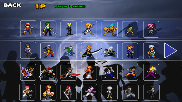 动漫人物大乱斗