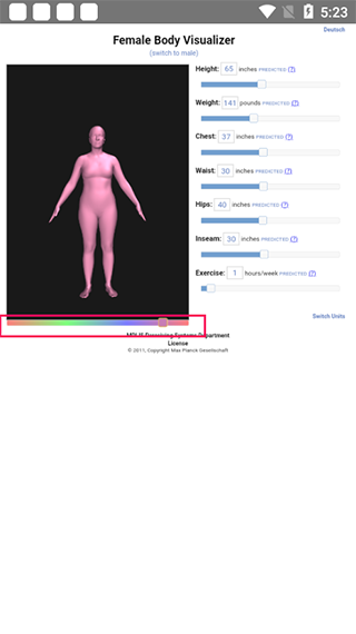 bodyvisualizer身材模拟器截图4