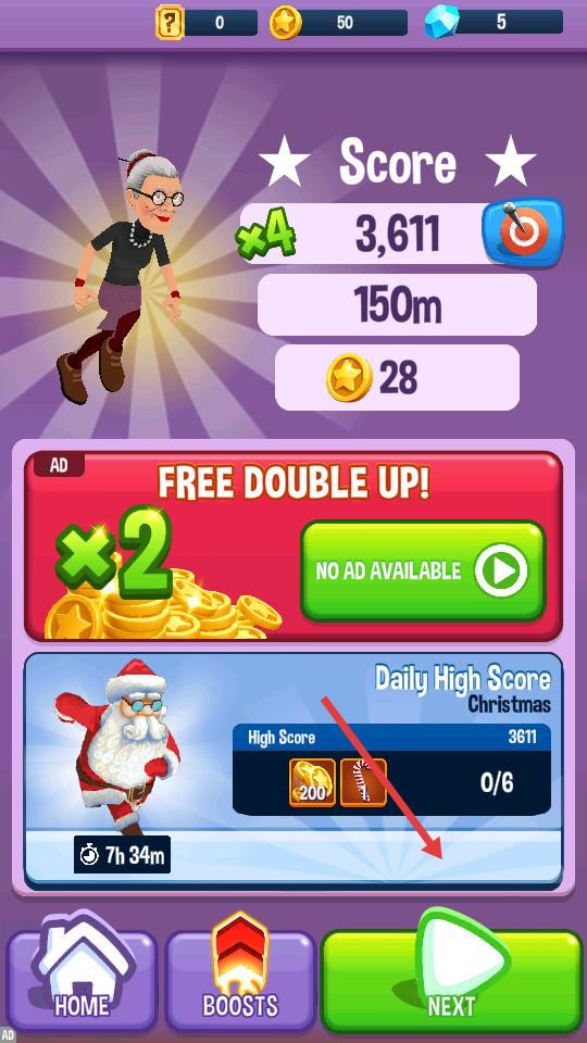 愤怒的老奶奶跑酷