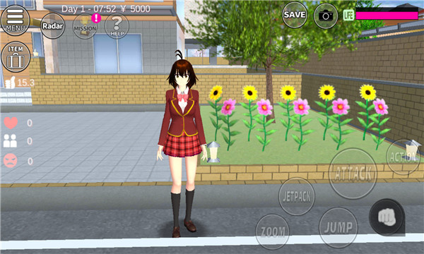 樱花校园模拟器七七酱同款