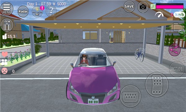 樱花校园模拟器七七酱同款截图1