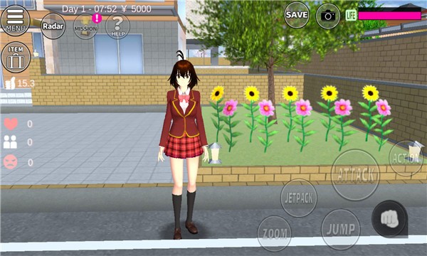 樱花校园模拟器七七酱同款截图3