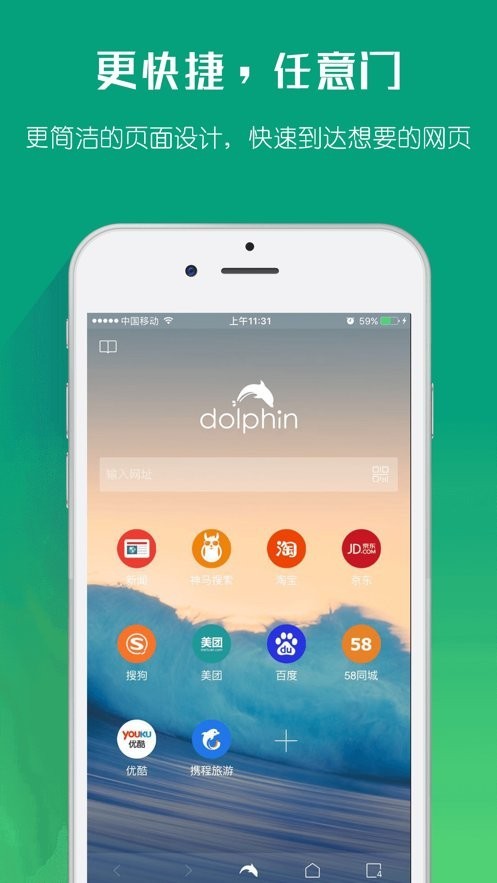海豚浏览器Flash版截图2