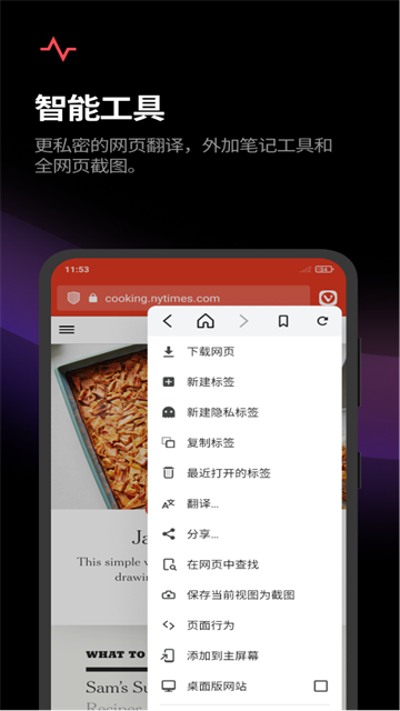 Vivaldi浏览器旧版本截图3