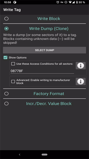 Mifare Classic Tool汉化版截图2