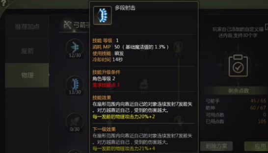 龙之谷箭神技能加点图