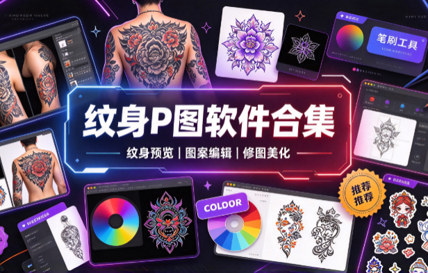 纹身P图软件合集
